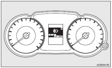 If there is a fault in the automatic headlamp levelling system, “SERVICE REQUIRED”