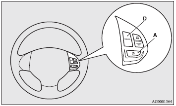 The cruise control can be turned off automatically in any of the following ways: