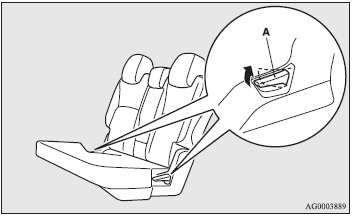 Luggage area switch operation