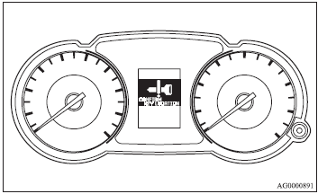 When the ignition switch is in any position other than “LOCK” (PUSH OFF) and