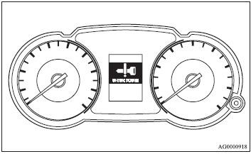 When the ignition switch is in the “LOCK” (PUSH OFF) position, if you try to