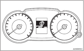 When the ignition switch is in any position other than the “LOCK” (PUSH OFF)