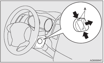 1. Take the emergency key out of the keyless operation key.