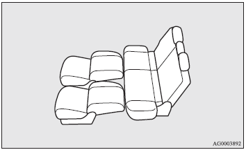 5. The flat seat configuration is now complete. To return the seats to the normal