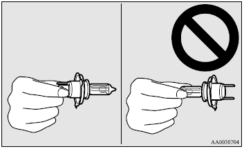 Replacement of low beam (discharge lamp type)