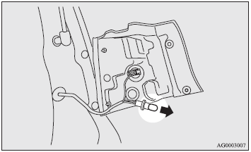 3. Remove the bulb from the socket.