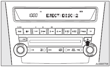 To eject a single disc