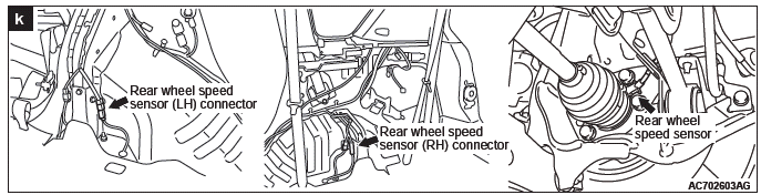 Mitsubishi Outlander. Component Locations