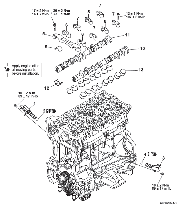 Mitsubishi Outlander. Engine Overhaul