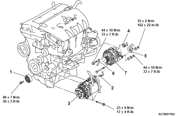 Mitsubishi Outlander. Engine Electrical