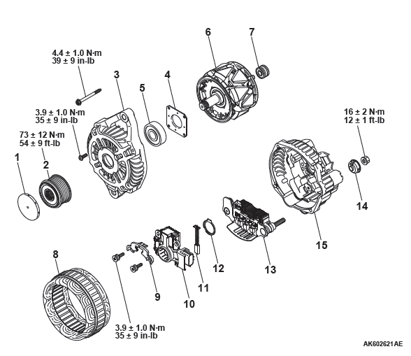 Mitsubishi Outlander. Engine Electrical