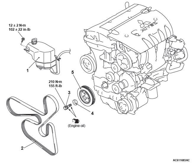 Mitsubishi Outlander. Engine Mechanical