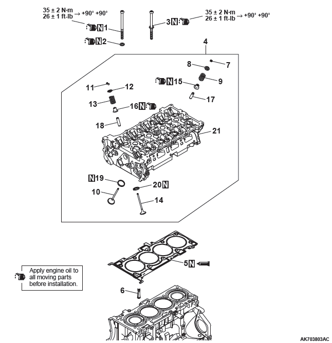 Mitsubishi Outlander. Engine Overhaul