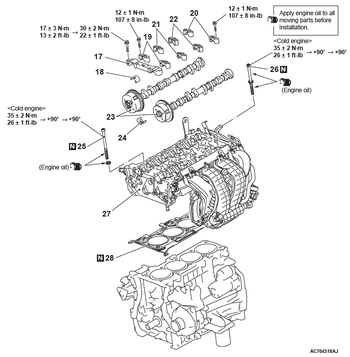 Mitsubishi Outlander. Engine Mechanical