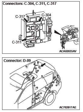 Mitsubishi Outlander. Chassis Electrical