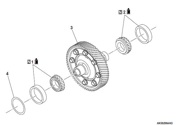 Mitsubishi Outlander. Continuously Variable Transaxle Overhaul