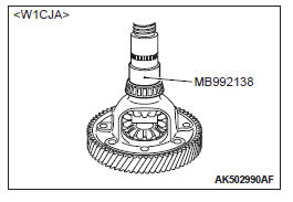 Mitsubishi Outlander. Continuously Variable Transaxle Overhaul