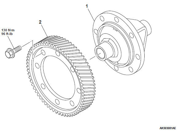 Mitsubishi Outlander. Continuously Variable Transaxle Overhaul