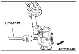 Mitsubishi Outlander. Front Axle