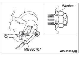 Mitsubishi Outlander. Front Axle