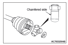 Mitsubishi Outlander. Front Axle