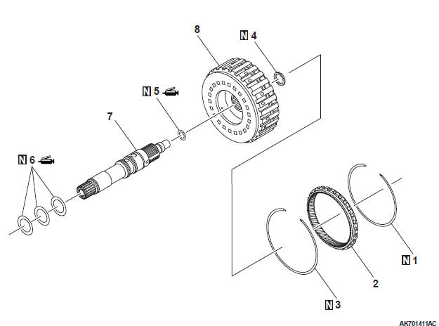 Mitsubishi Outlander. Continuously Variable Transaxle Overhaul