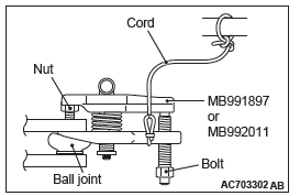 Mitsubishi Outlander. Front Axle