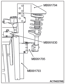 Mitsubishi Outlander. Front Suspension