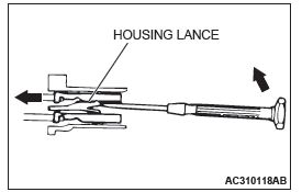 Mitsubishi Outlander. Harness Connector Inspection