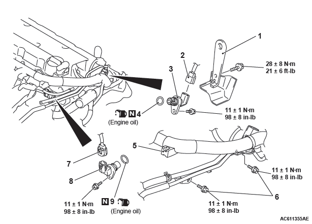 Mitsubishi Outlander. Engine Electrical