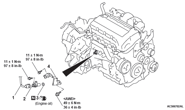 Mitsubishi Outlander. Engine Electrical