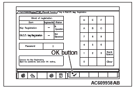 Mitsubishi Outlander. Keyless Operation System (KOS)