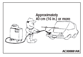 Mitsubishi Outlander. Precautions Before Service