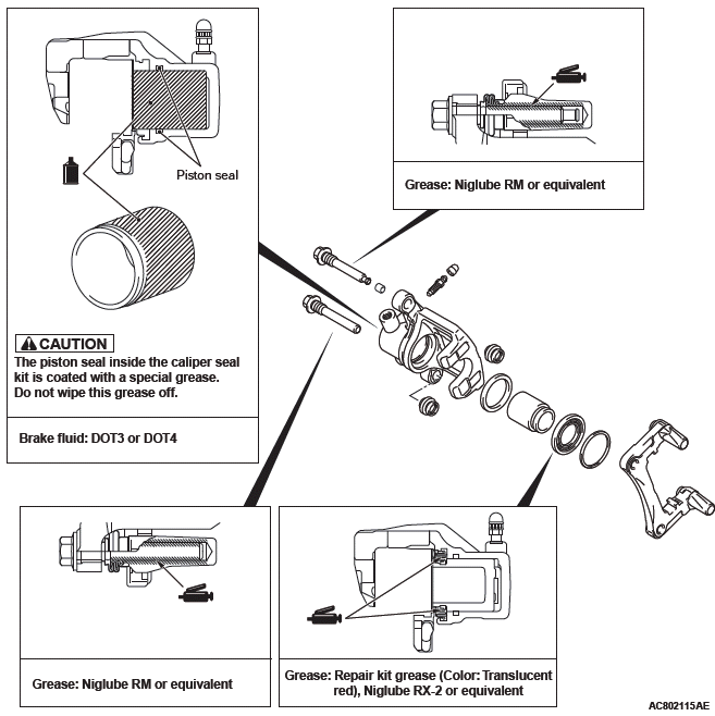 Mitsubishi Outlander. Basic Brake