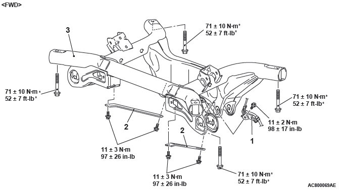 Mitsubishi Outlander. Rear Suspension