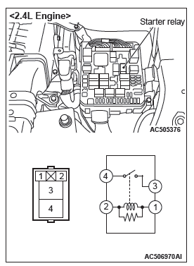 Mitsubishi Outlander. Engine Electrical