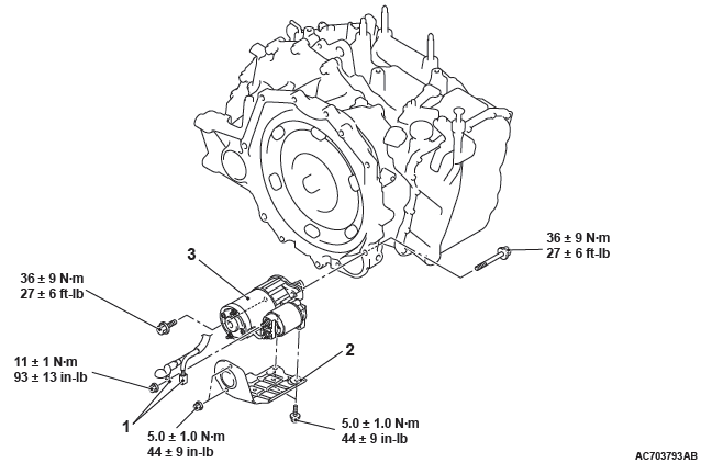 Mitsubishi Outlander. Engine Electrical