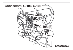 Mitsubishi Outlander. Heater, Air Conditioning and Ventilation