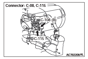 Mitsubishi Outlander. Heater, Air Conditioning and Ventilation