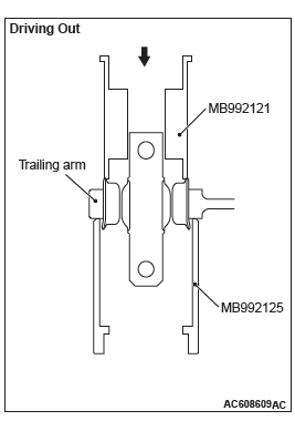 Mitsubishi Outlander. Rear Suspension