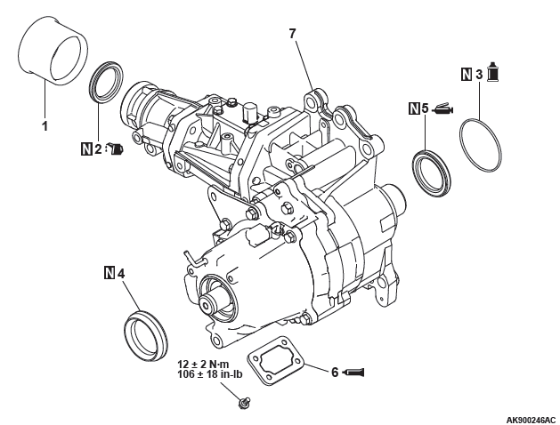 Mitsubishi Outlander. Automatic Transaxle Overhaul