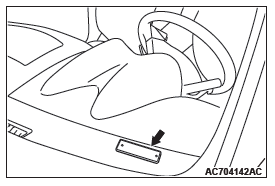 Mitsubishi Outlander. Vehicle Identification