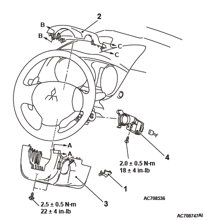 Mitsubishi Outlander. Wireless Control Module (WCM)