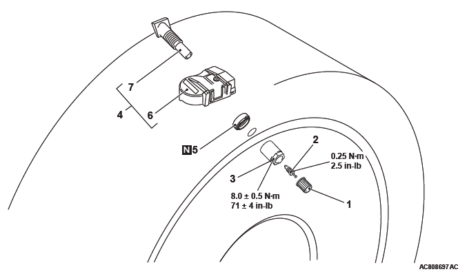 Mitsubishi Outlander. Wireless Control Module (WCM)