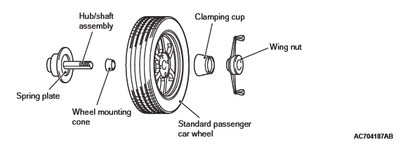 Mitsubishi Outlander. Wheel and Tire