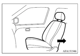 Mitsubishi Outlander forward-facing booster seat positioned on a rear vehicle seat