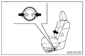 Mitsubishi Outlander power driver seat lumbar support control