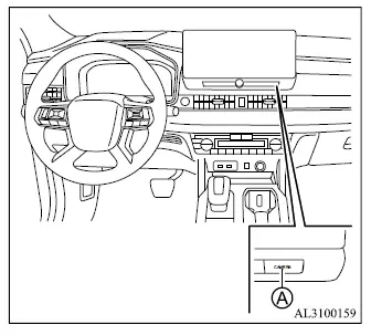 Mitsubishi Outlander Moving Object Detection system and CAMERA button control