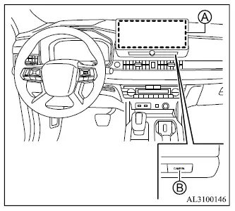 Mitsubishi Outlander Multi Around Monitor display and CAMERA button controls