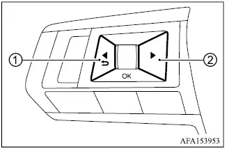 Mitsubishi Outlander Driving Aids settings screen for changing assistance system status